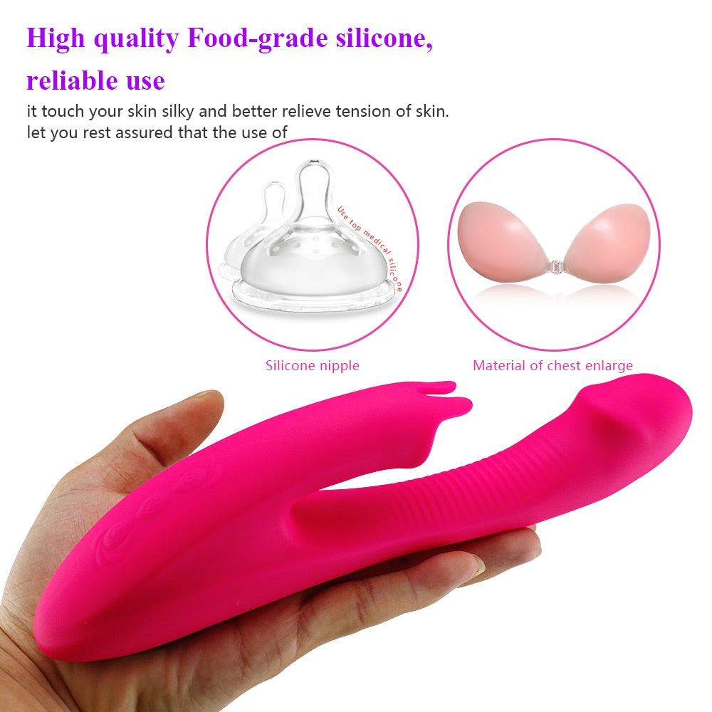 Heating Dildo Rabbit Vibrator