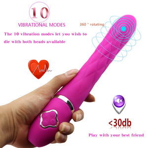 Screw Thread Silicone Vibrator
