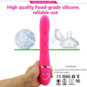 Screw Thread Silicone Vibrator