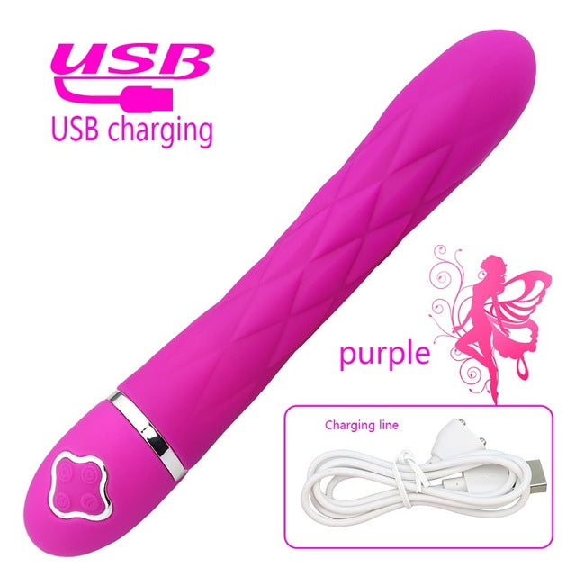 Screw Thread Silicone Vibrator