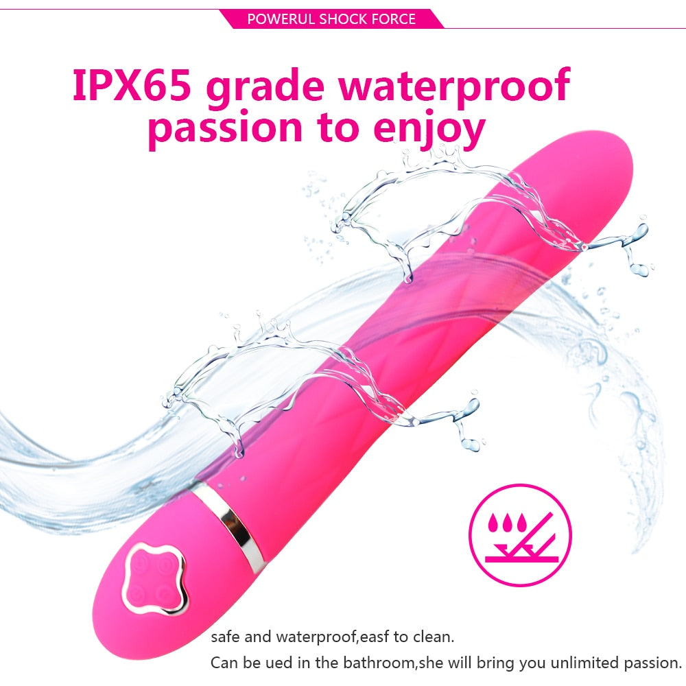 Screw Thread Silicone Vibrator