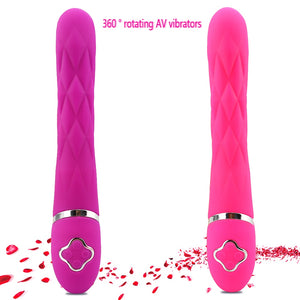 Screw Thread Silicone Vibrator