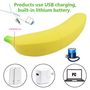 USB Rechargeable shape of Banana Dildo