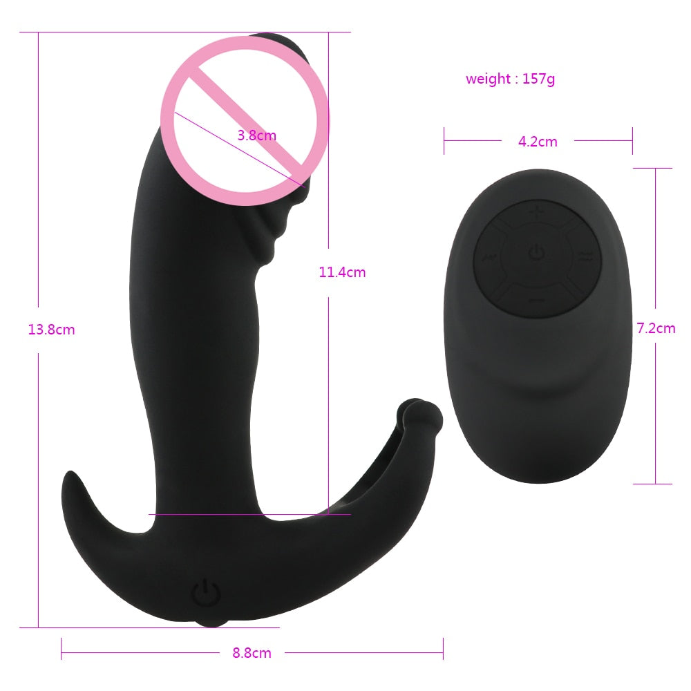 10 Speed Prostate Massager Vibrator Anal Plug