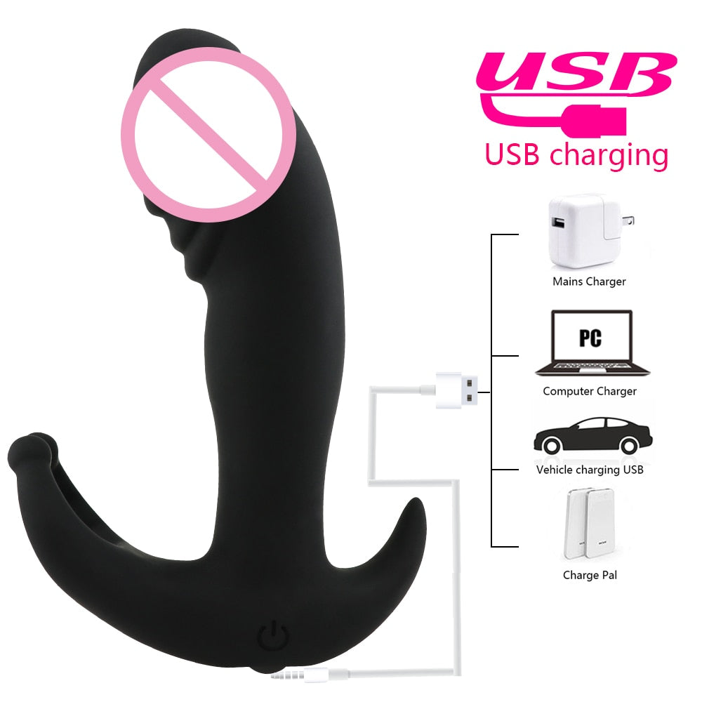 10 Speed Prostate Massager Vibrator Anal Plug