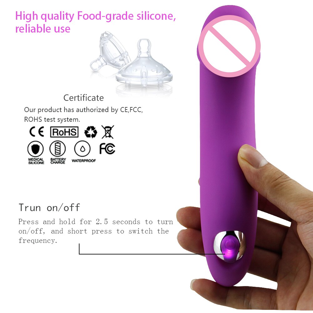 Silicone Rechargeable Dildo