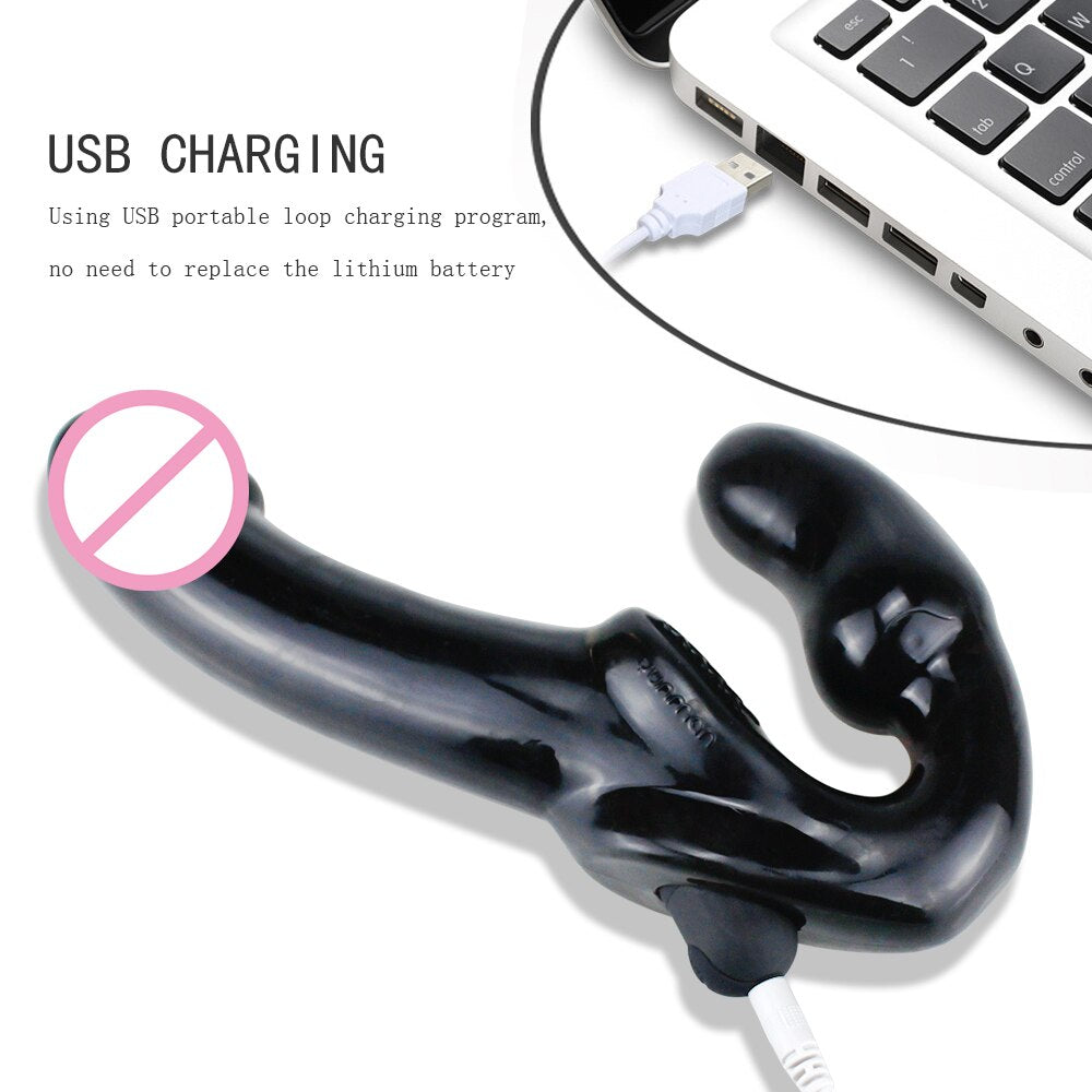 10 Modes Male Prostate Massager G-Spot Stimulate Dildo Vibrator