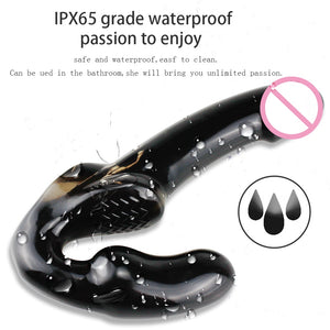 10 Modes Male Prostate Massager G-Spot Stimulate Dildo Vibrator