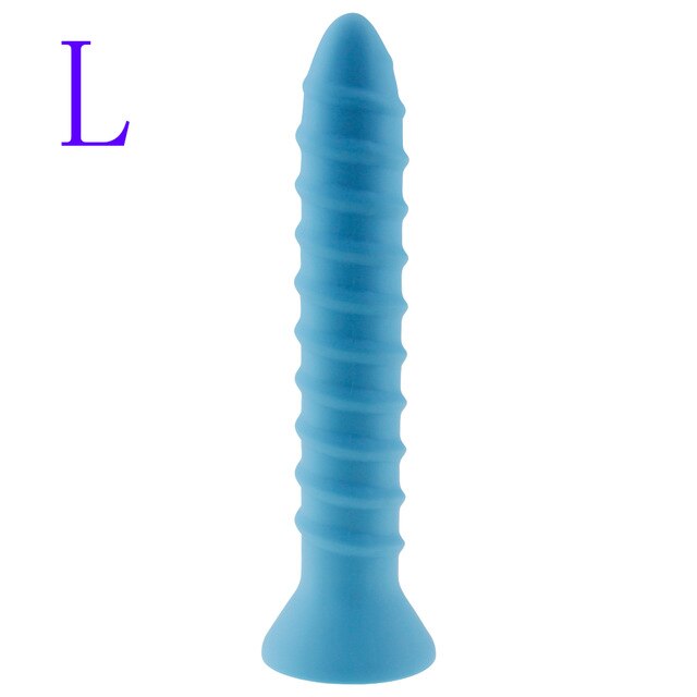 Screw Thread Dildo Vibrator