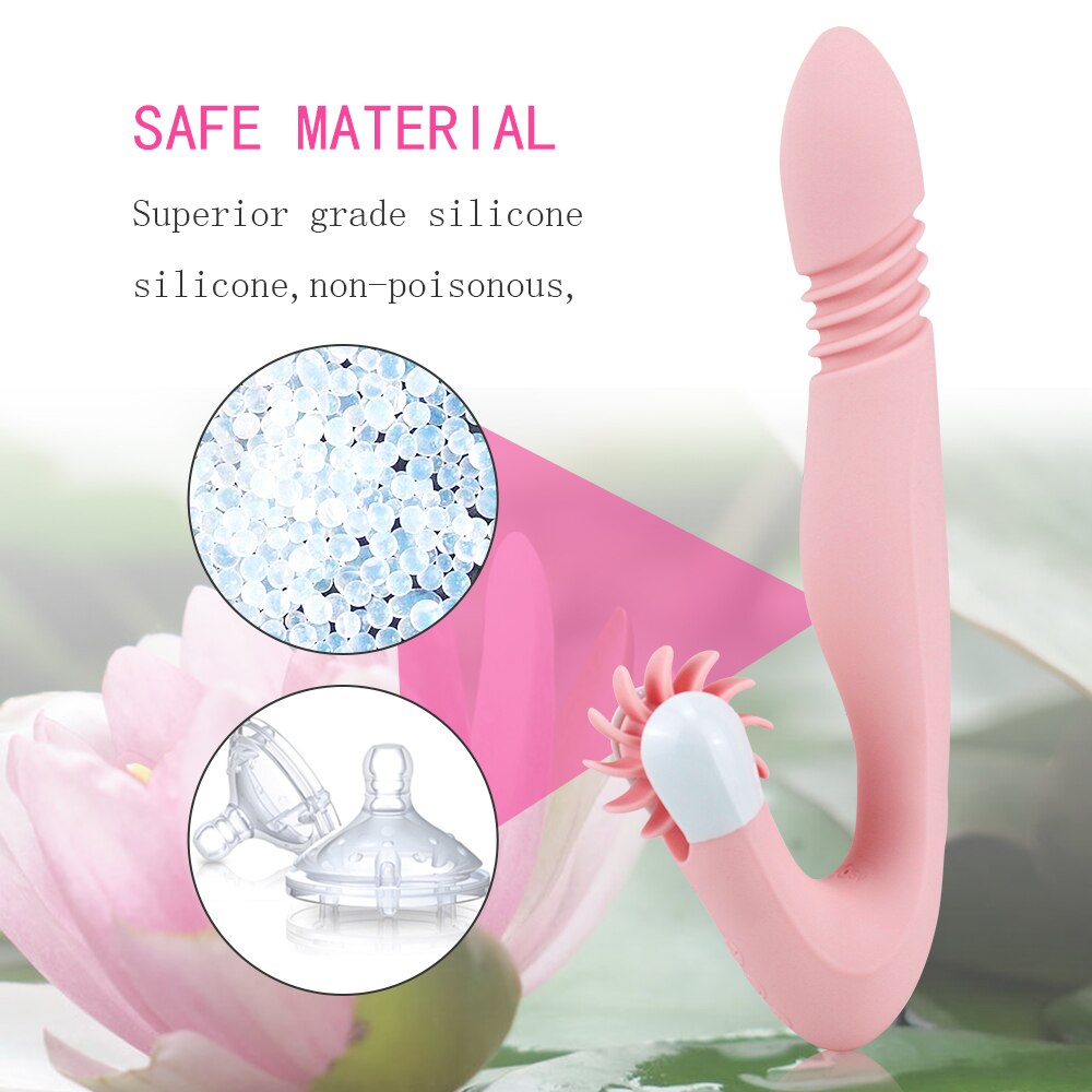 10 frequency Rotation Vibrating Dildo
