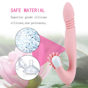 10 frequency Rotation Vibrating Dildo