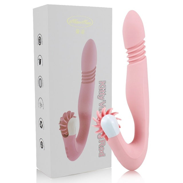 10 frequency Rotation Vibrating Dildo