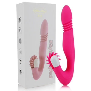 10 frequency Rotation Vibrating Dildo