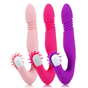 10 frequency Rotation Vibrating Dildo