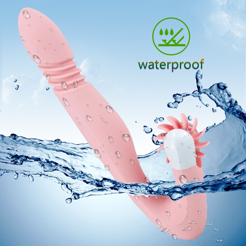 10 frequency Rotation Vibrating Dildo
